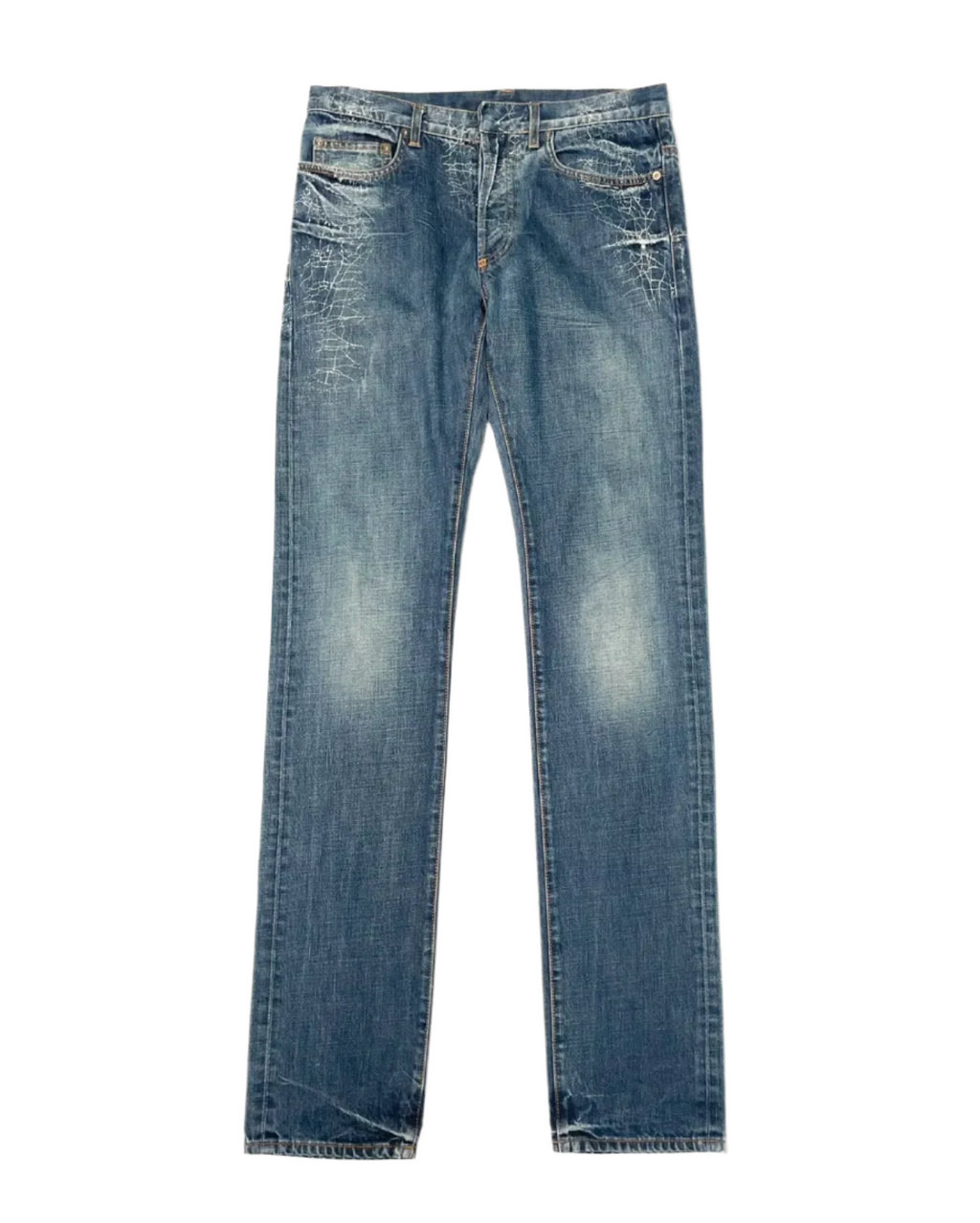 Dior homme 07 Hedi Slimane spider-web jeans