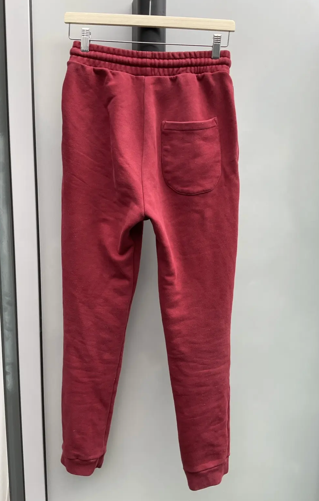 Vetements Burgundy Eleven Inch Gun Club Sweatpants