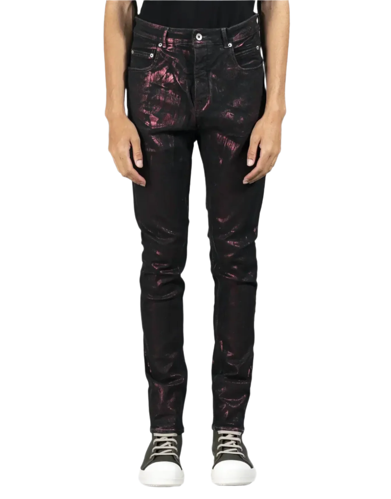 Rick Owens detroit waxed denim
