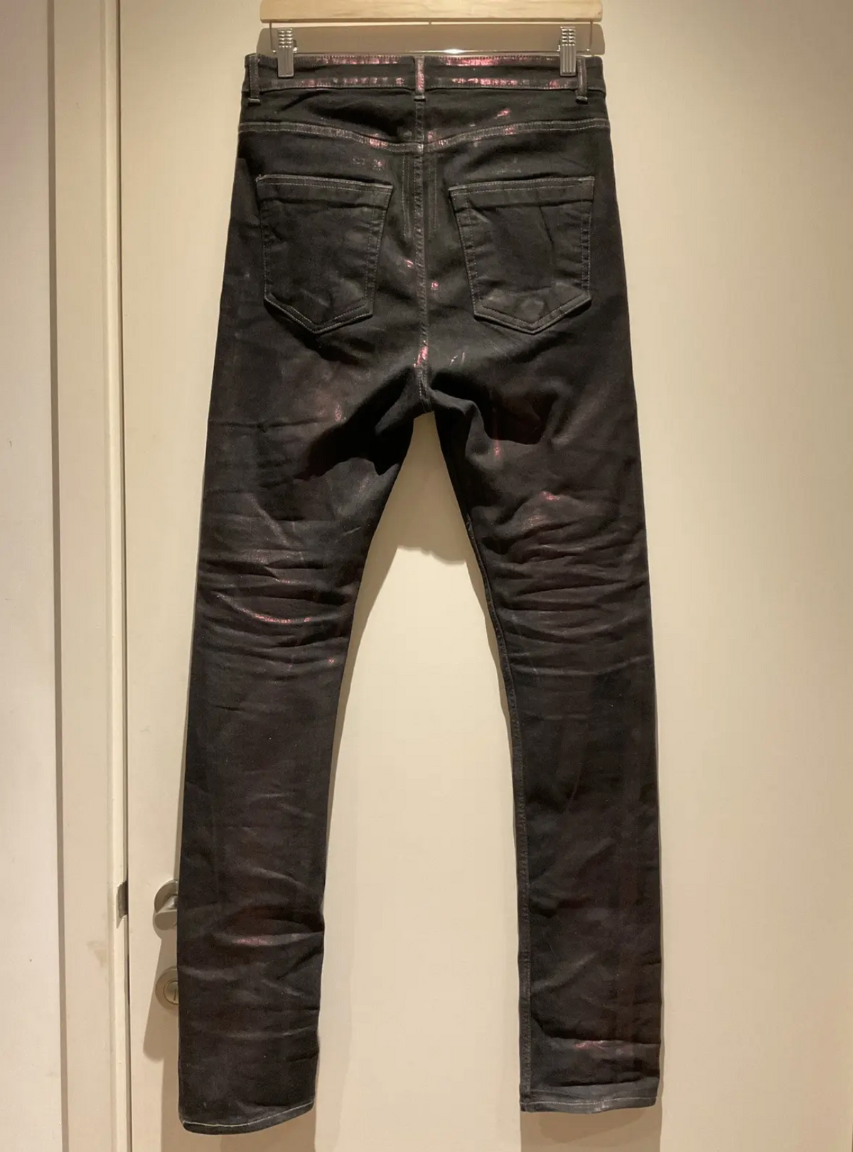 Rick Owens detroit waxed denim