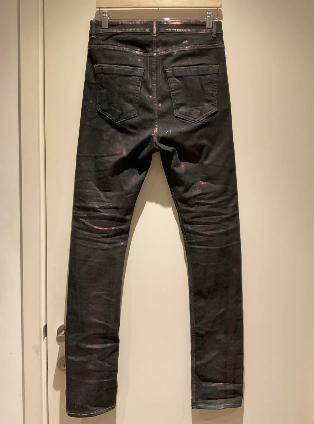 Rick Owens detroit waxed denim