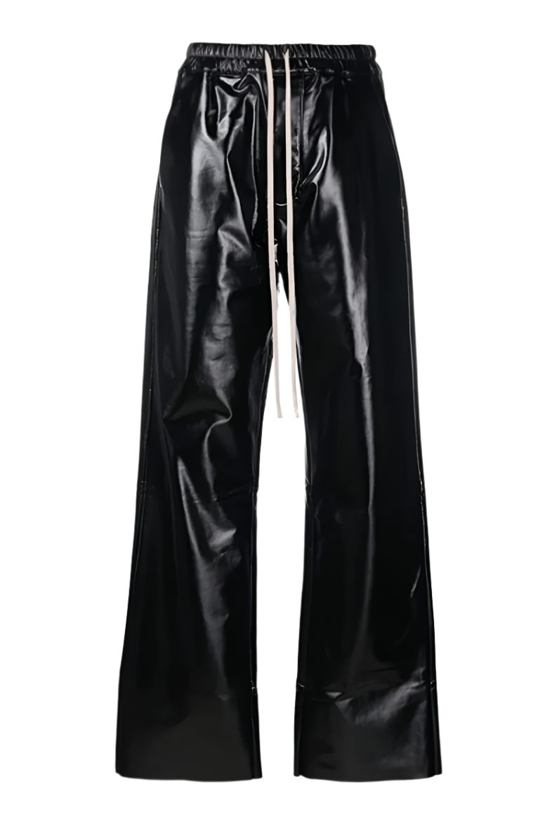Rick Owens Drkshdw Wide-leg Faux-leather Trousers