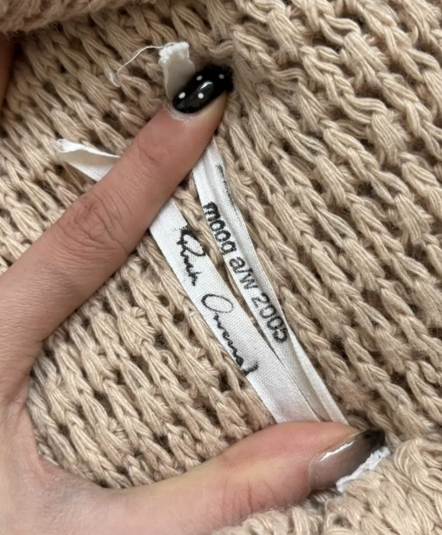Rick Owen’s moog fw05 knit cardigan