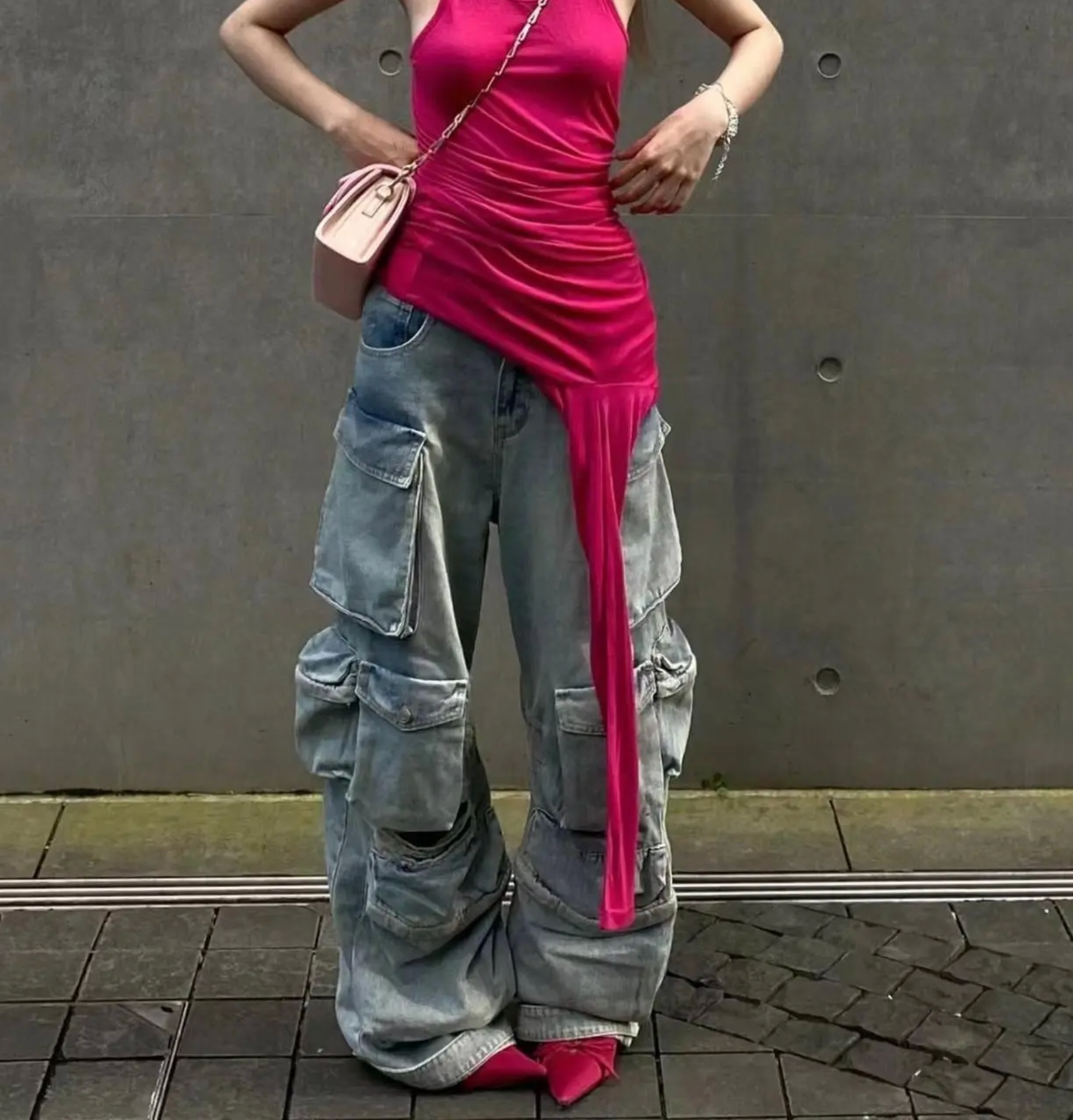 Rick Owens SS23 silk jersey top