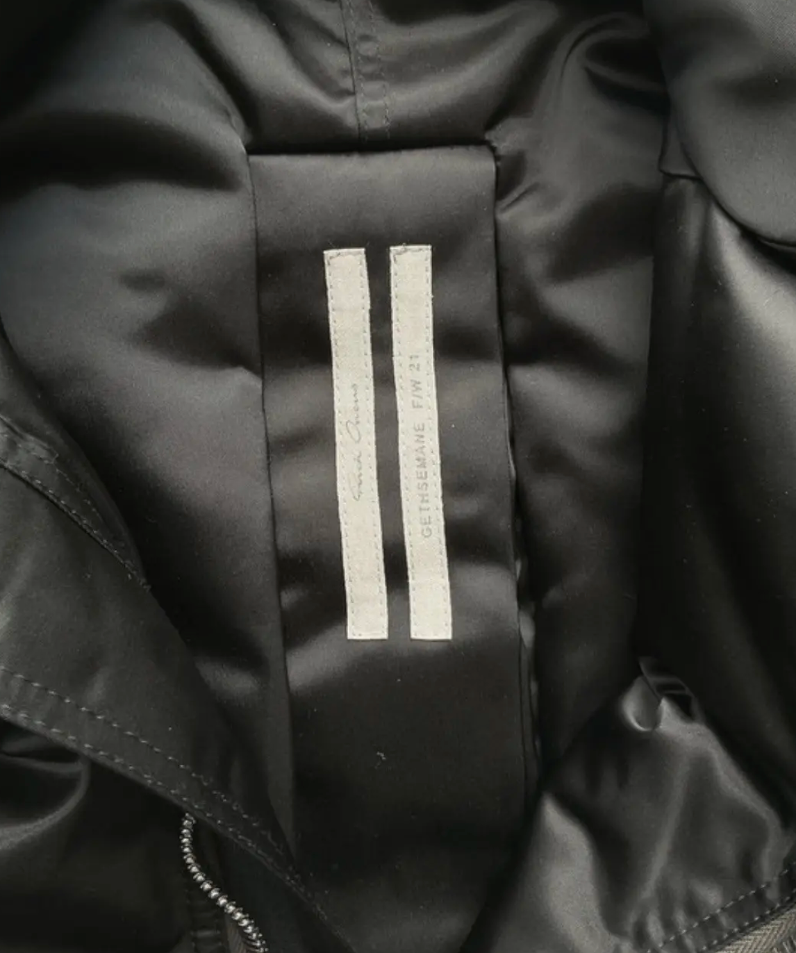 Rick Owens fw21 shell puffer jacket