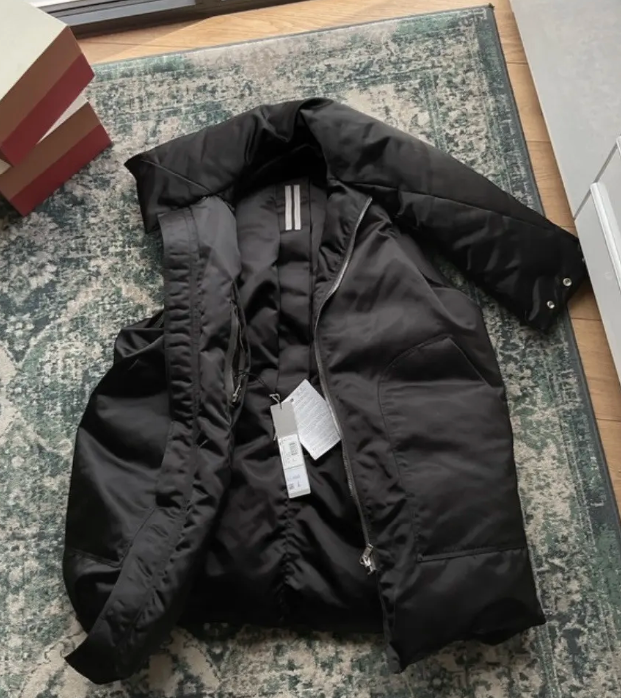 Rick Owens fw21 shell puffer jacket
