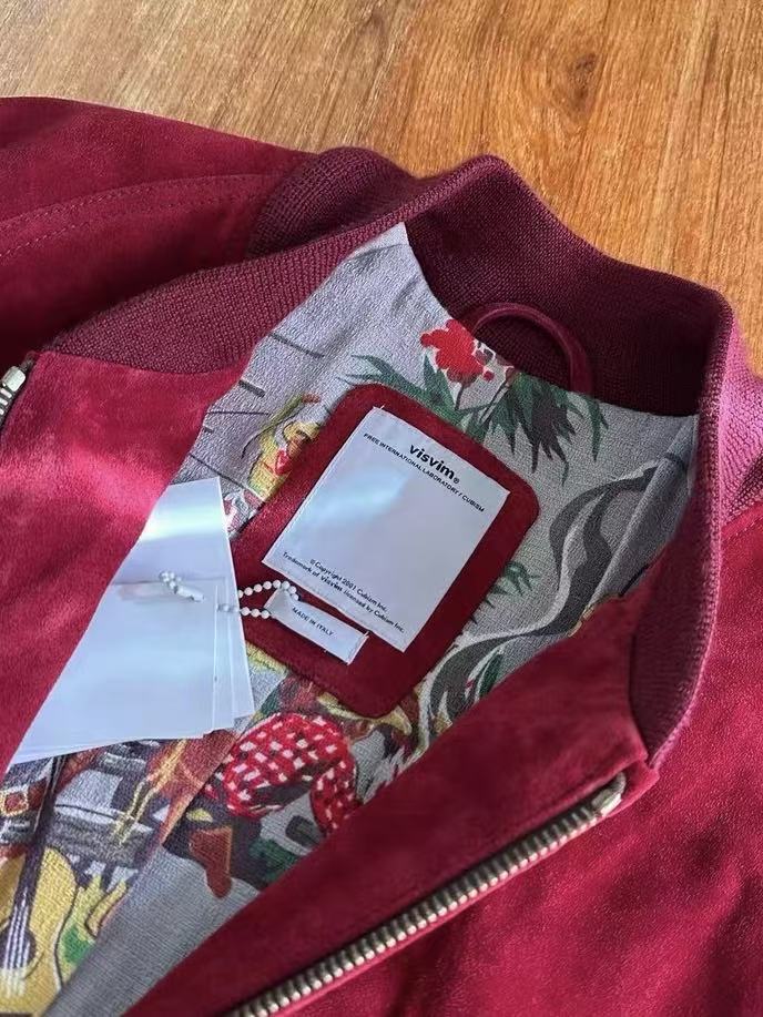 Visvim 14AW Suede Varsity Jacket