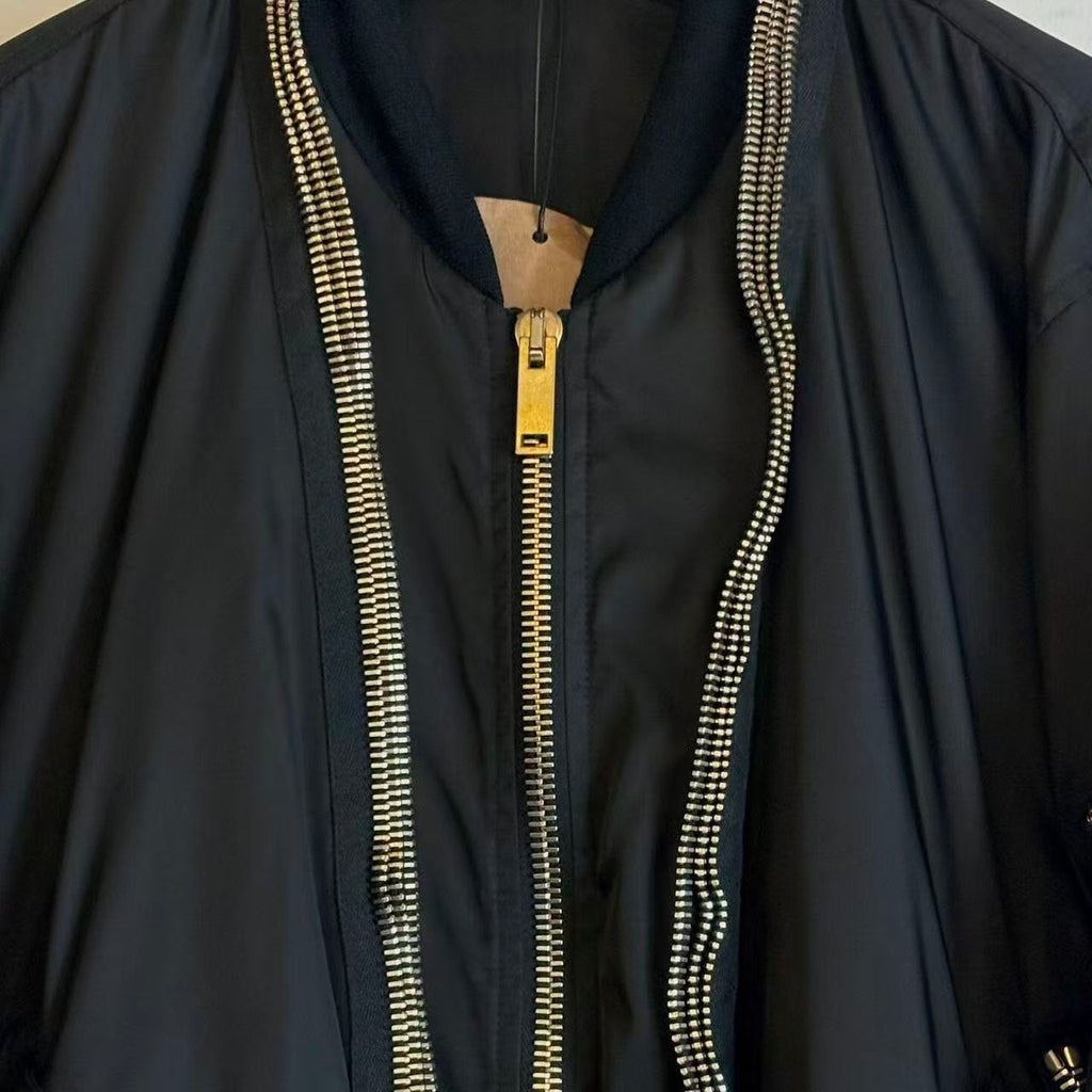 Alexander McQueen 14FW Multi‑Zip Bomber Jacket