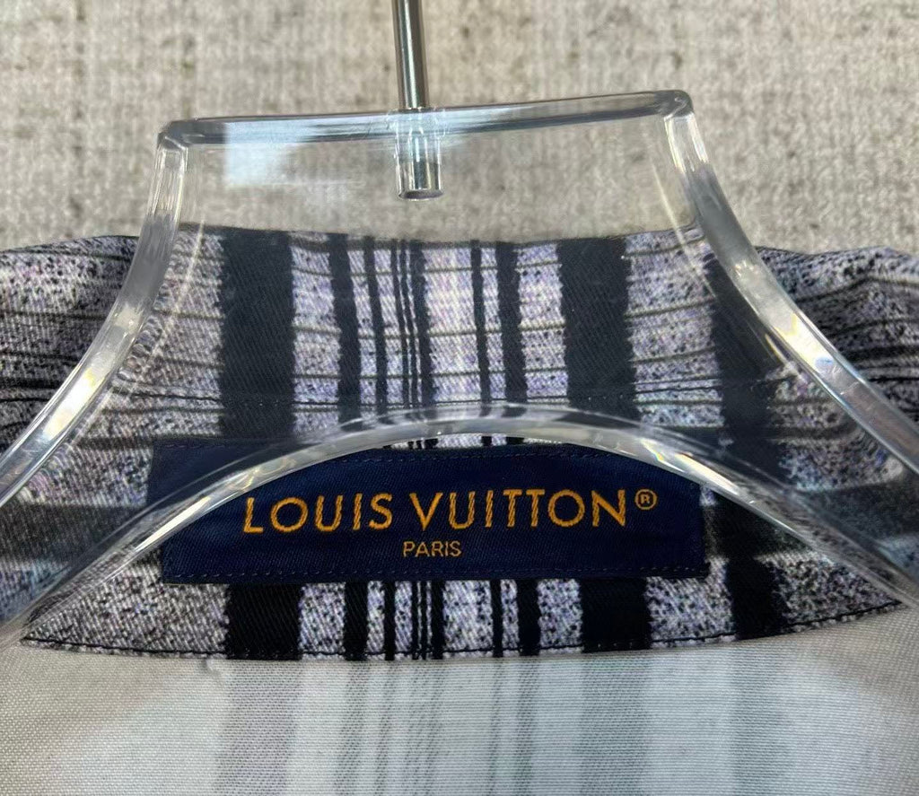 Louis Vuitton 23AW Blurry Vision of A Bright Future Plaid Shirt