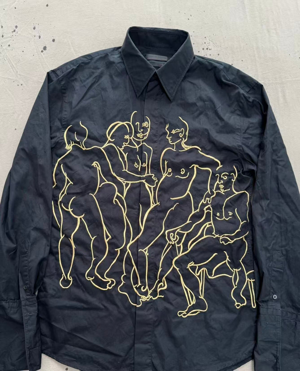 Alexander McQueen FW2014 Gold Embroidered Shirt