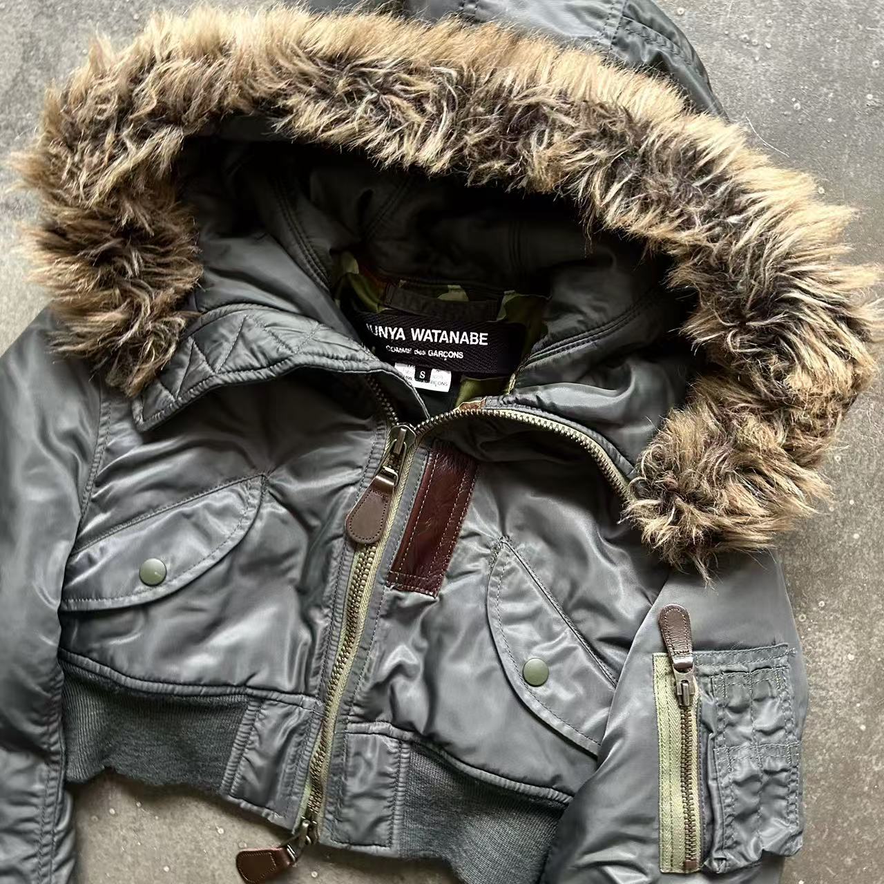 Junya Watanabe CDG 2010FW Cropped Bomber Jacket
