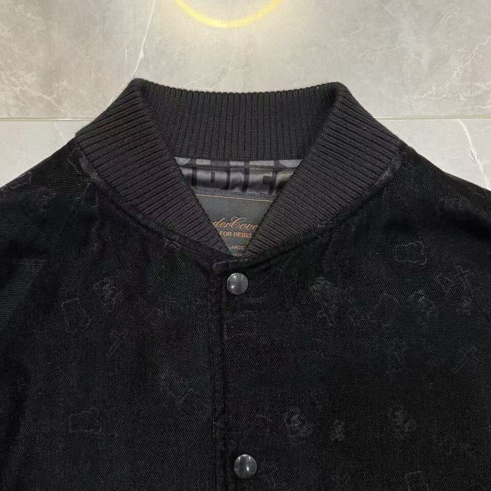 Undercover 02AW Teddy Bear Velour Bomber Jacket