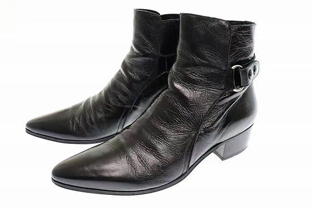 Saint Laurent 15FW D-ring Strap French Boots