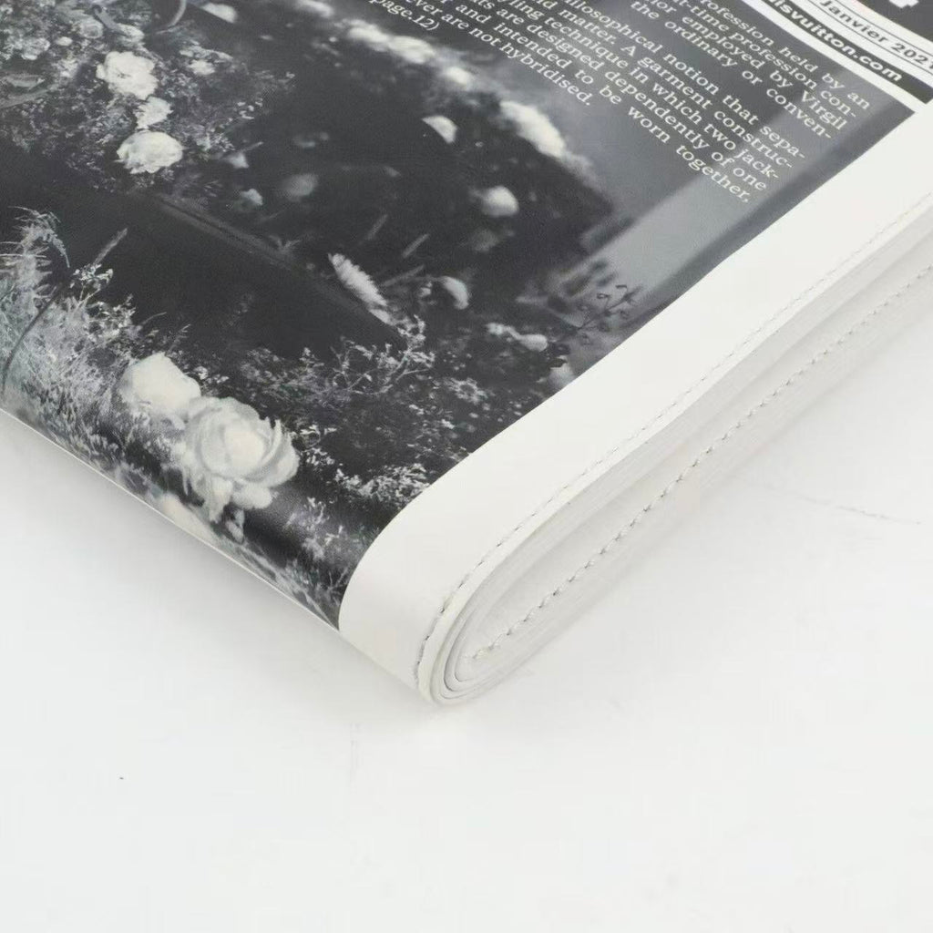Louis Vuitton 21AW By Virgil Abloh Newspaper Print Pouch