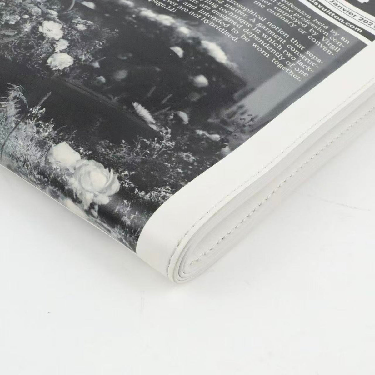 Louis Vuitton 21AW By Virgil Abloh Newspaper Print Pouch