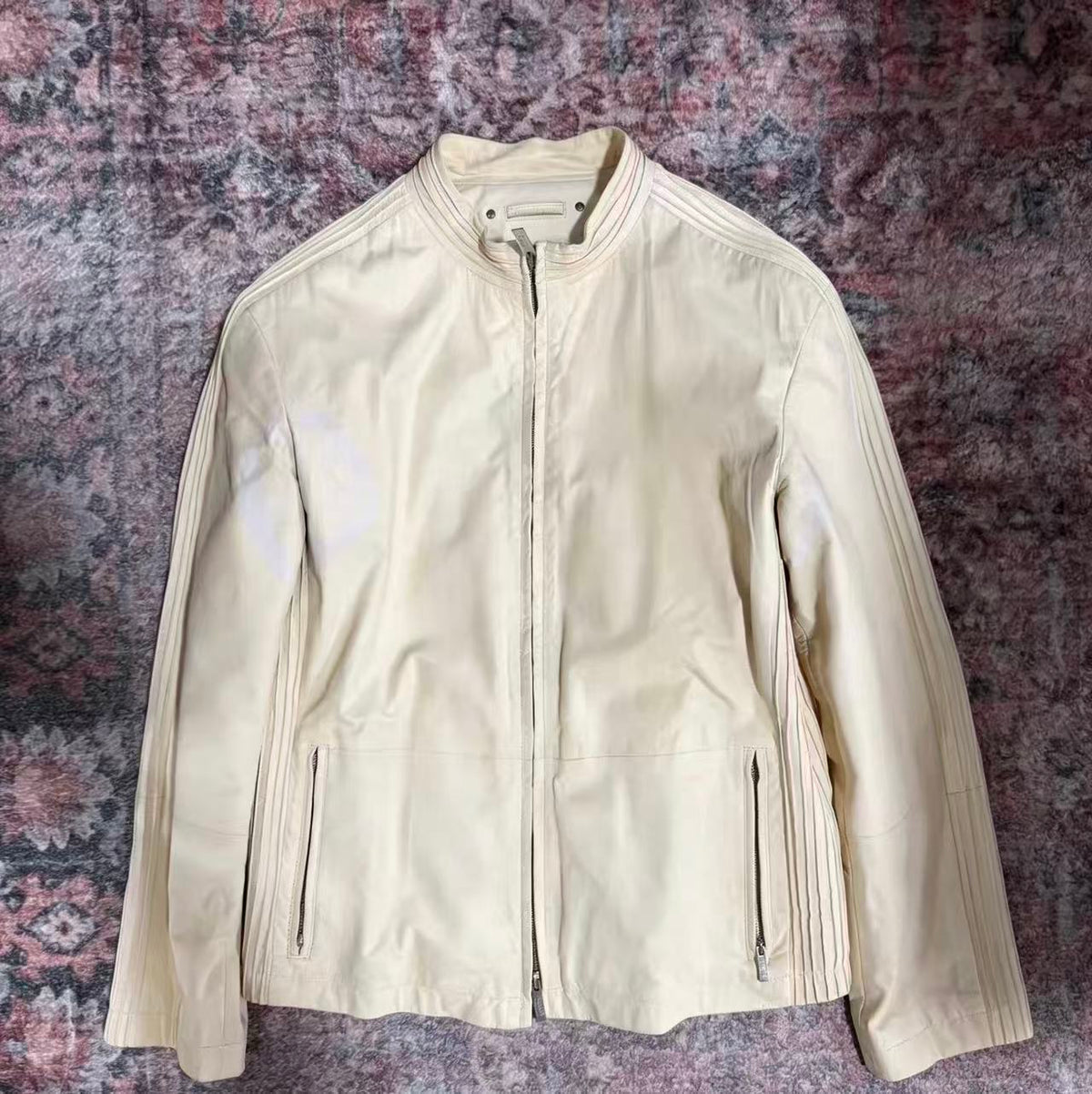 Giorgio Armani 00s Leather Riders Jacket