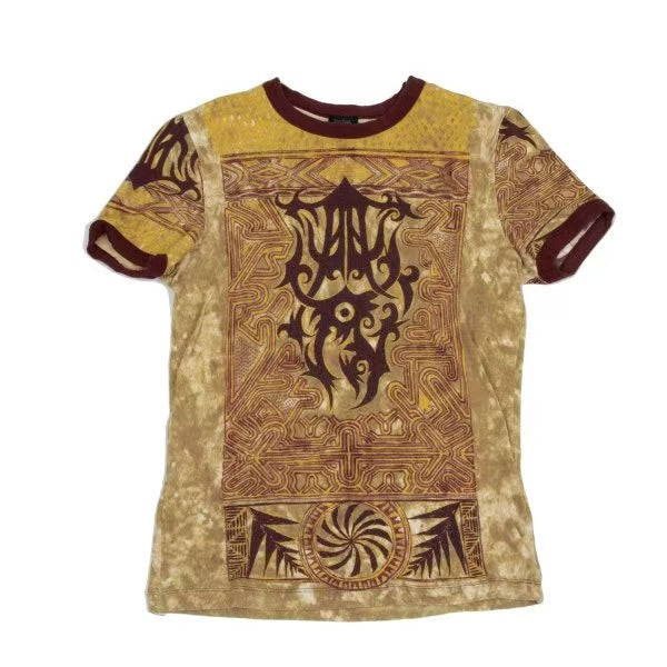 Jean Paul Gaultier 03SS Tribal Print Tee