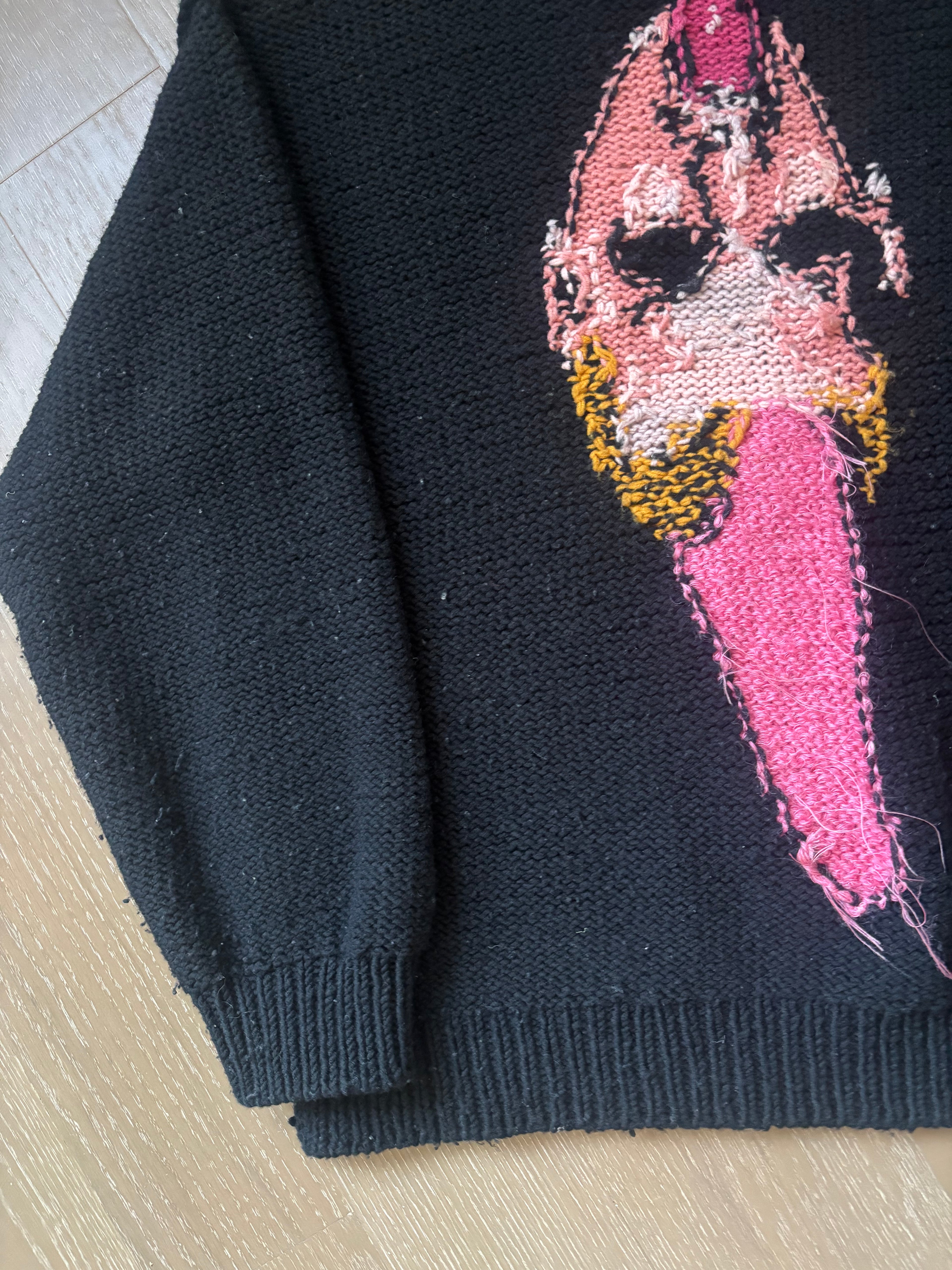 Doublet punk head knit sweater