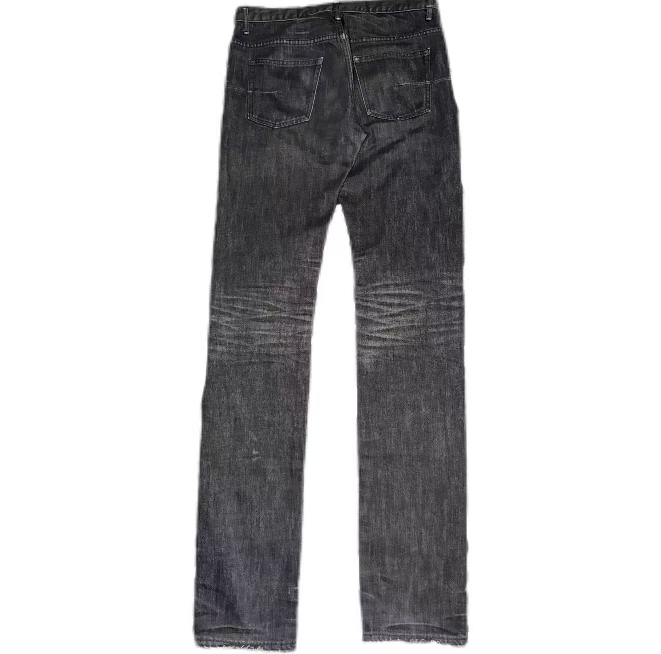 Dior Homme SS03 "Follow Me" Washed Black Clawmark Denim