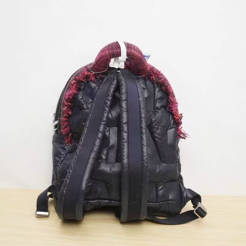 Chanel Black Nylon Backpack