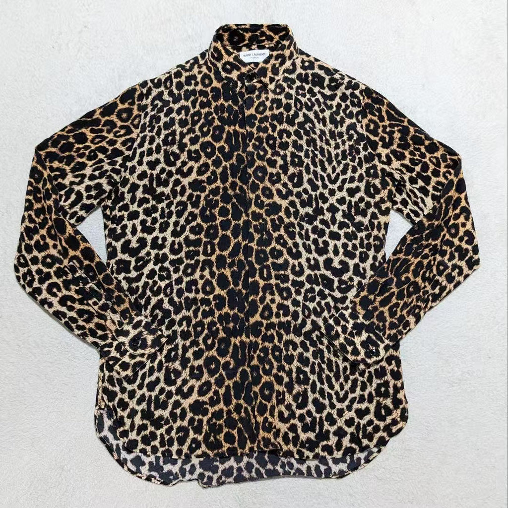 Saint Laurent 2016 Leopard Shirt