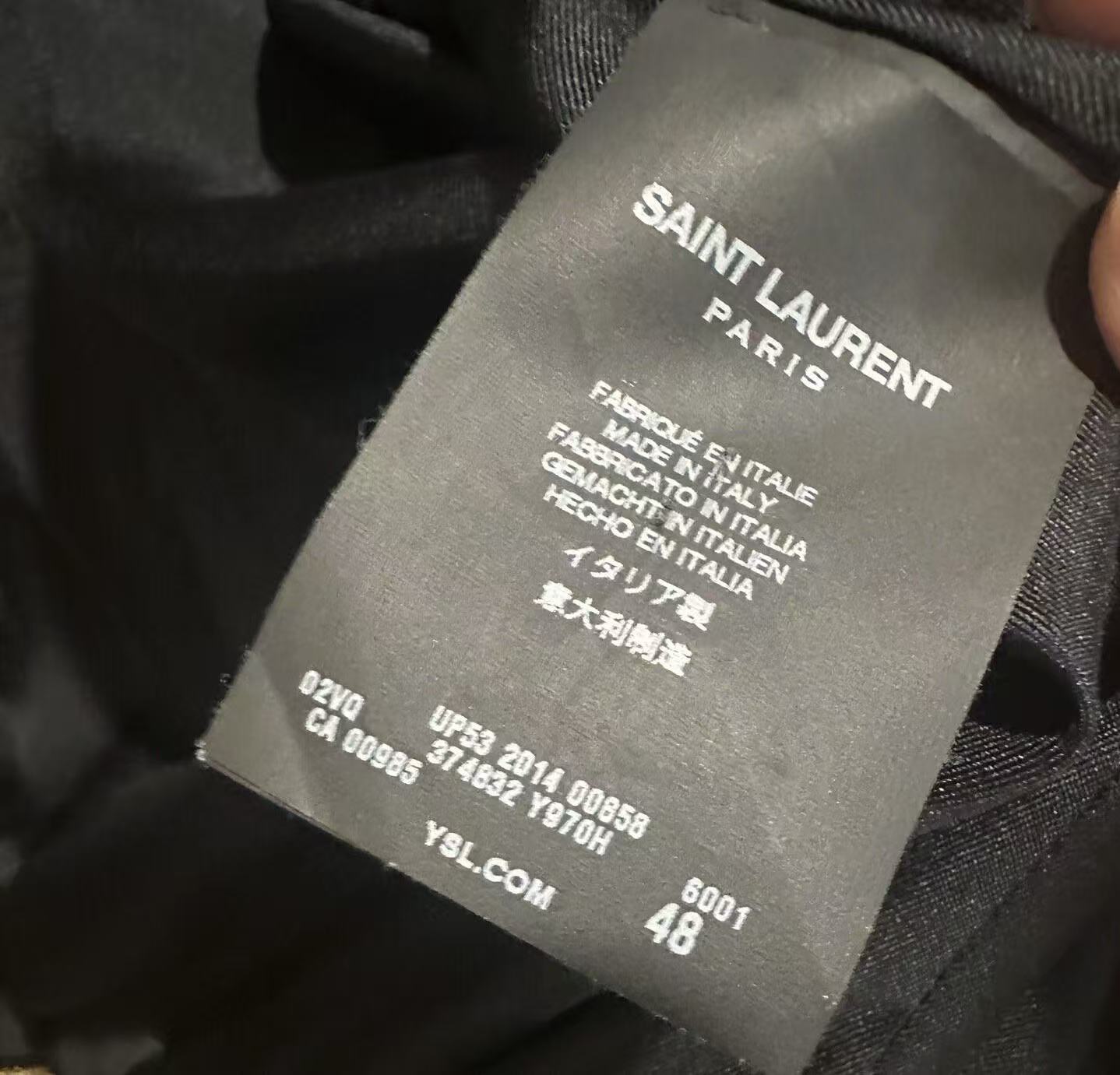 Saint Laurent 15ss Red Fireworks Jacket
