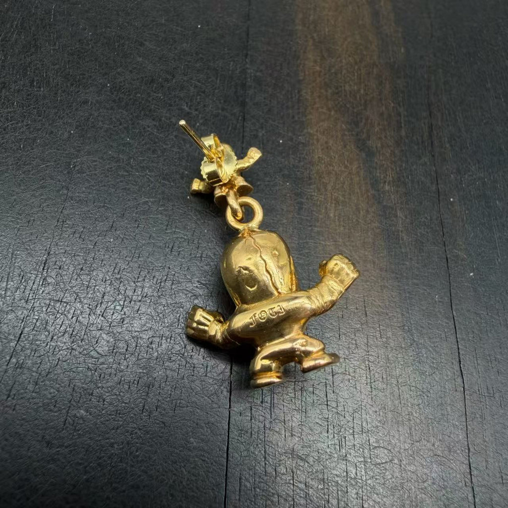 Chrome Hearts 22k Gold Foti Ear Pendant