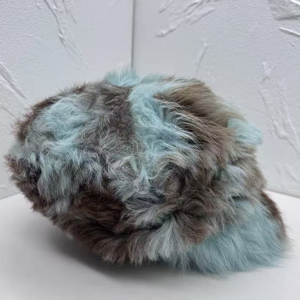 Prada Fur Baseball Cap