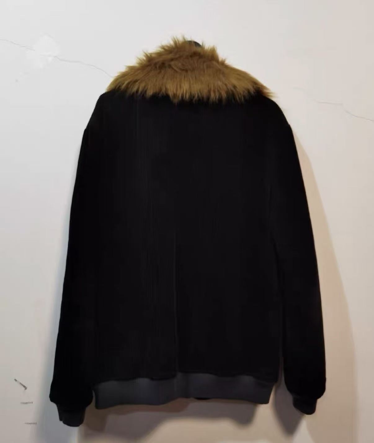 Number Nine 02FW Rabbit Fur Cord Jacket
