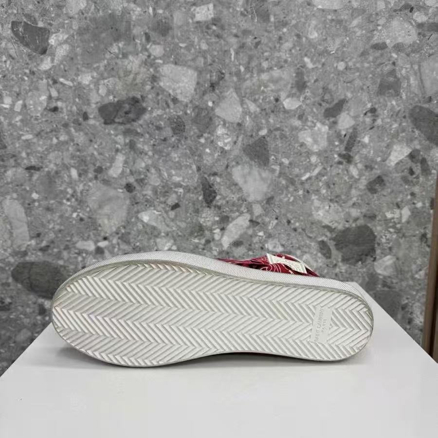 Saint Laurent Bedford Bandana Hi Top Sneaker