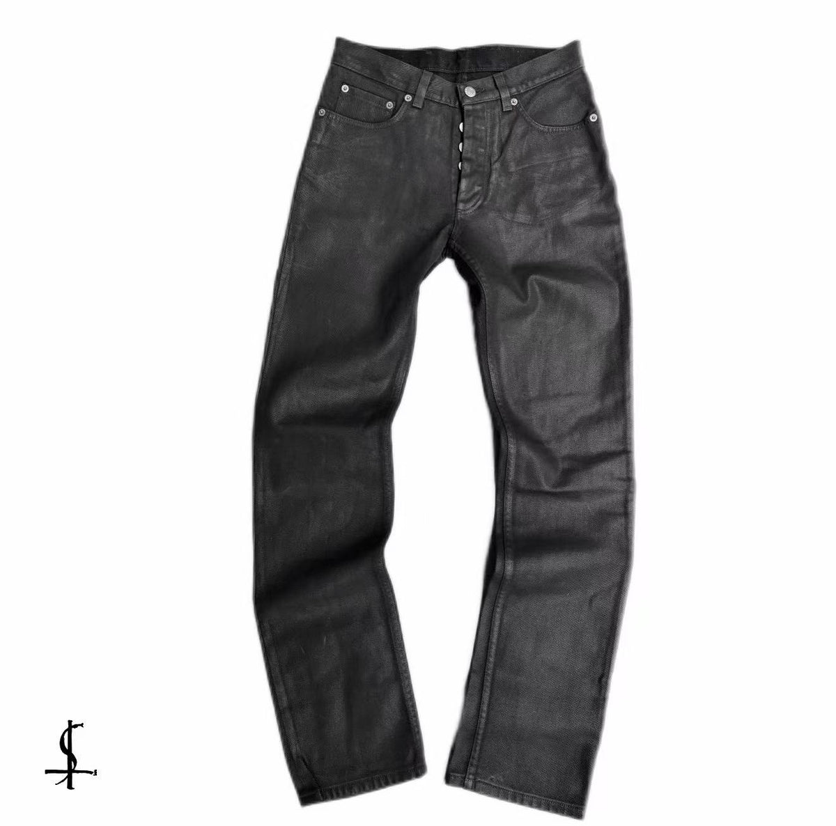 Helmut Lang 99SS Coated Denim Jeans