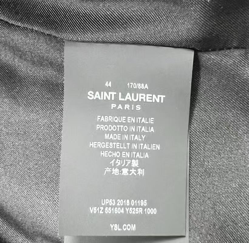 Saint Laurent 19SS Mirror Bomber Jacket