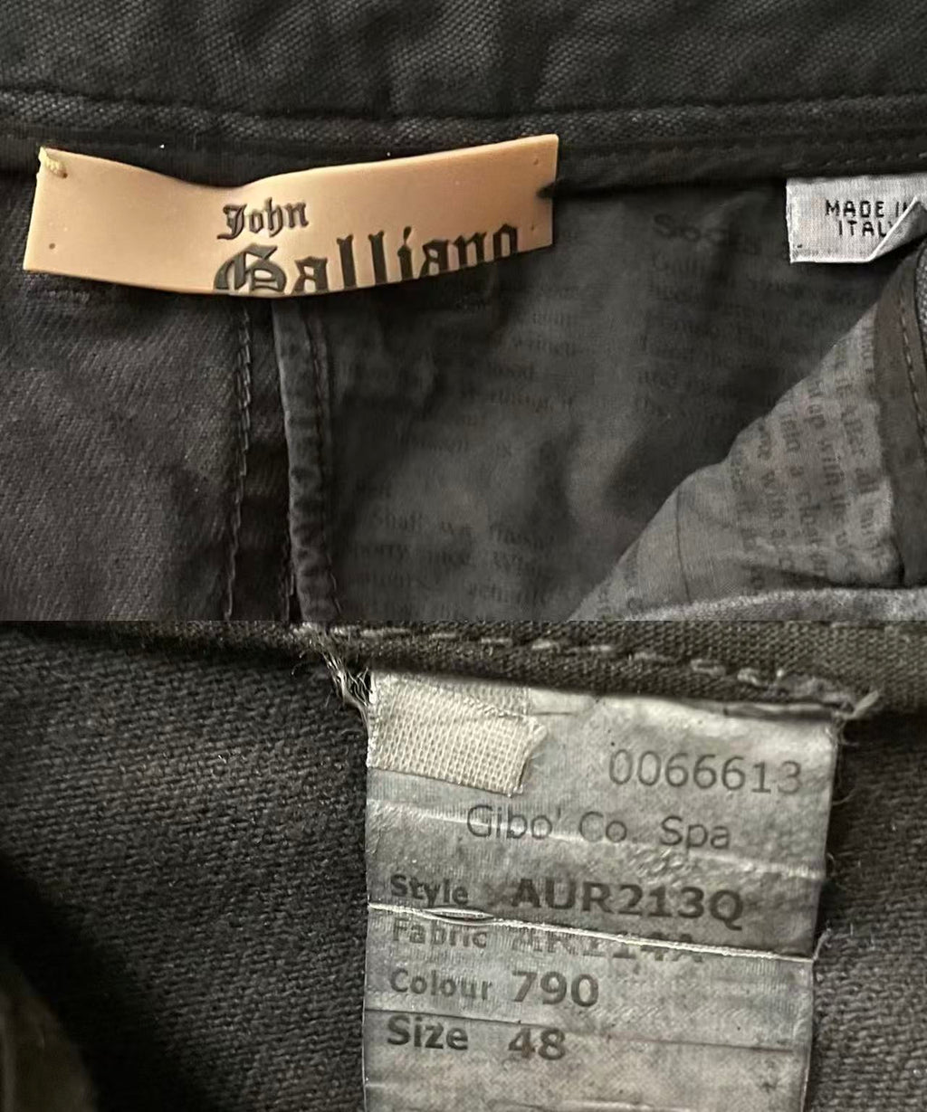 john galliano 2008fw Archive Punk Denim Pants