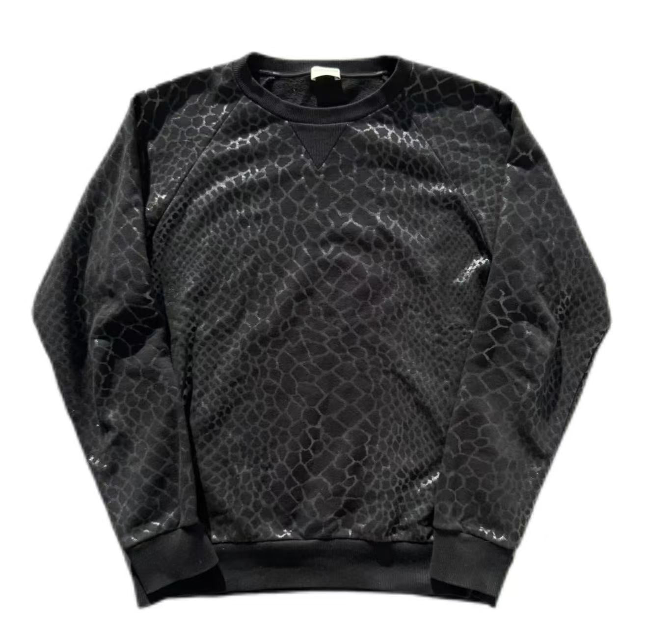 Saint Laurent 15AW Croc Embossed Sweatshirt