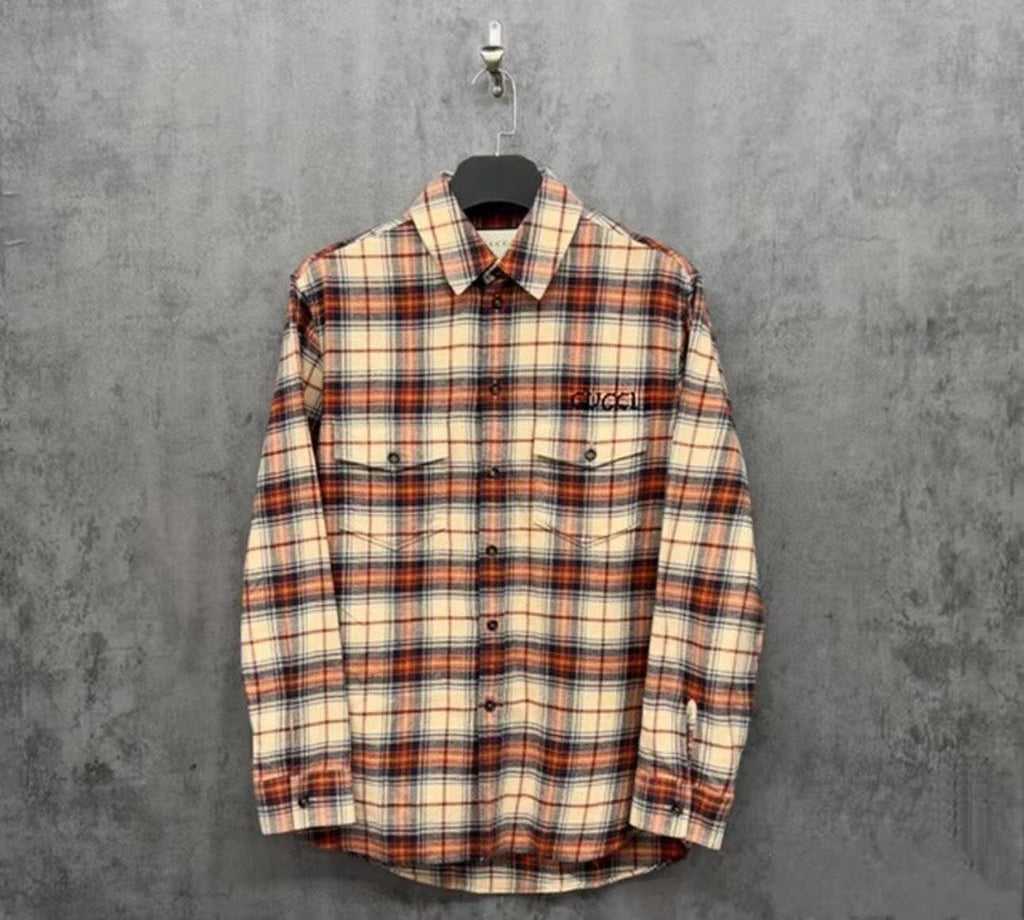 Gucci Paramount Plaid Flannel Shirt