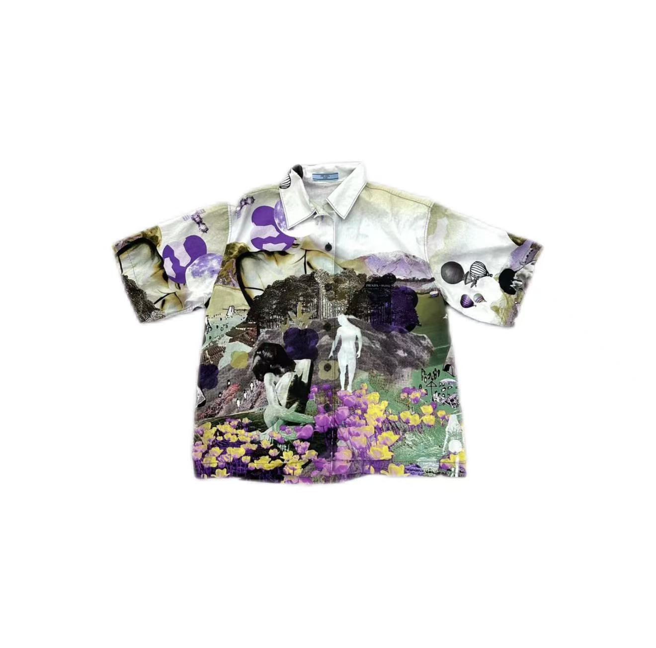 Prada 19ss statue print shirt