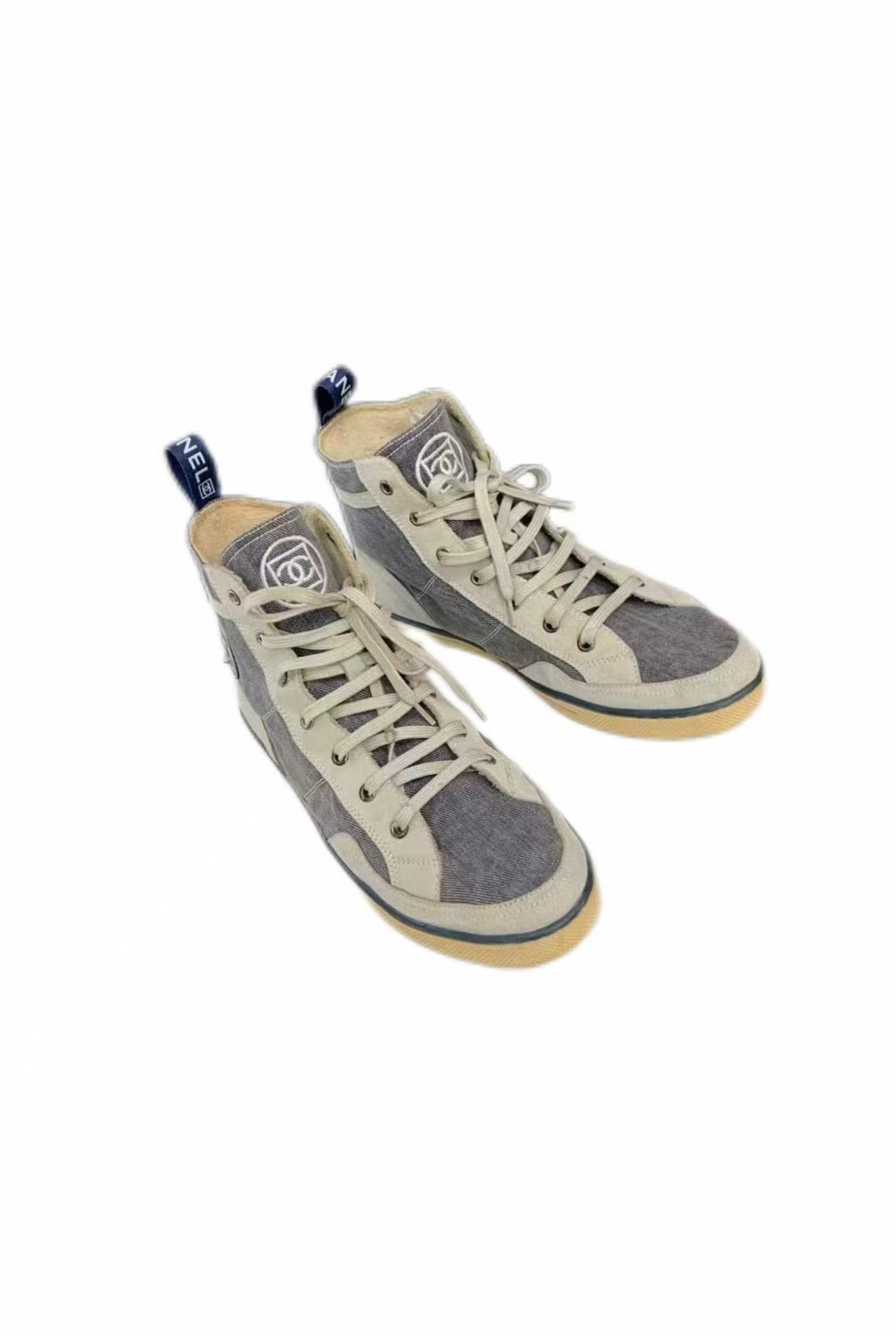 chanel resort high top sneaker