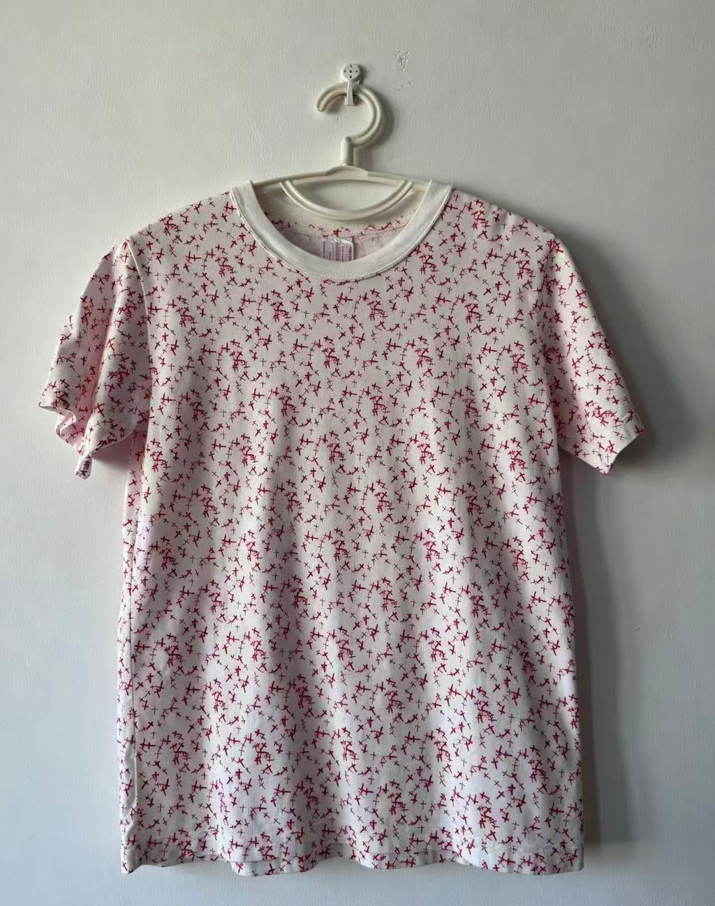 Undercover 02AW All Over Cross Print Tee