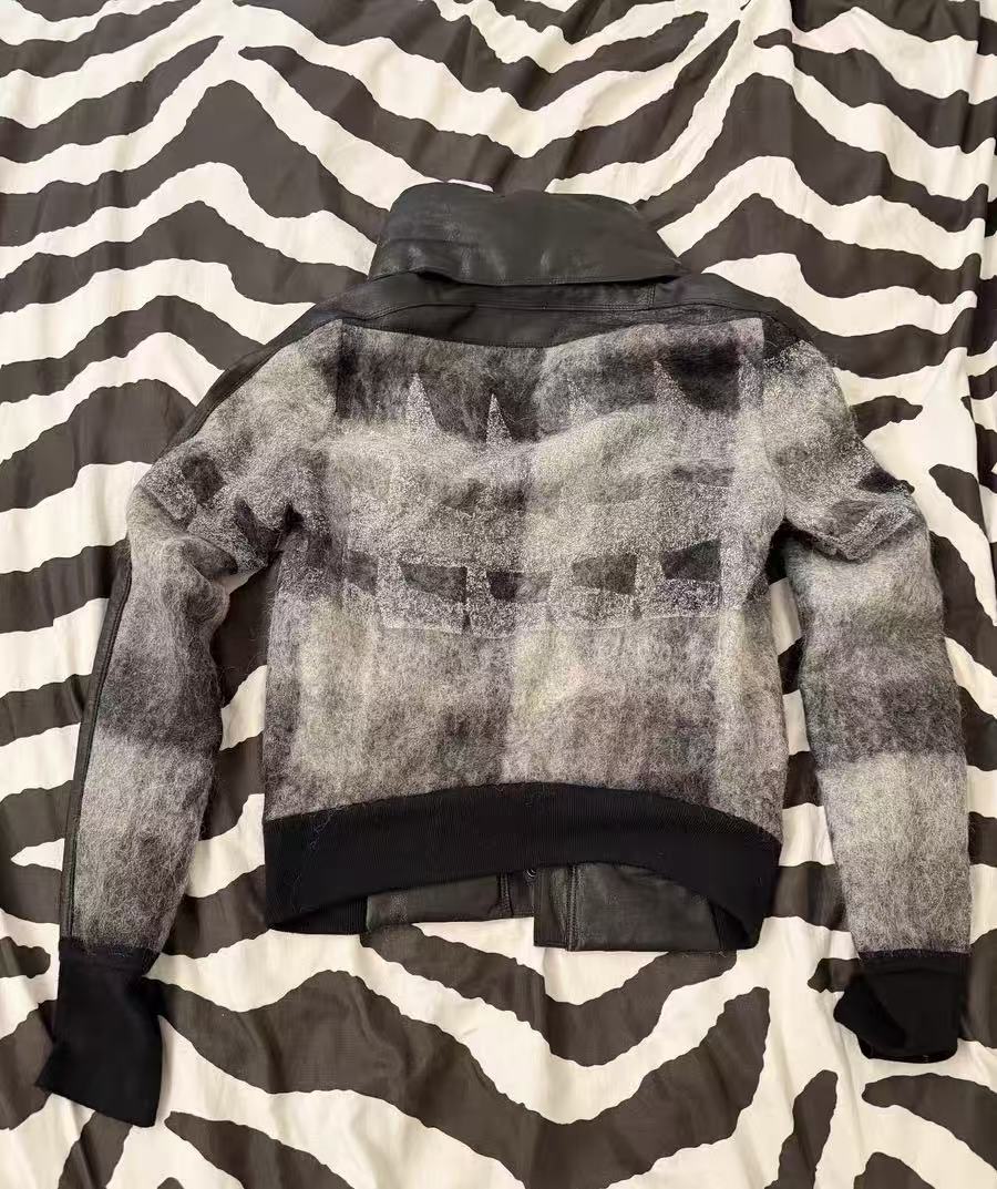 Rick Owens 06AW DUSTULATOR Lambskin Panneled Jacket