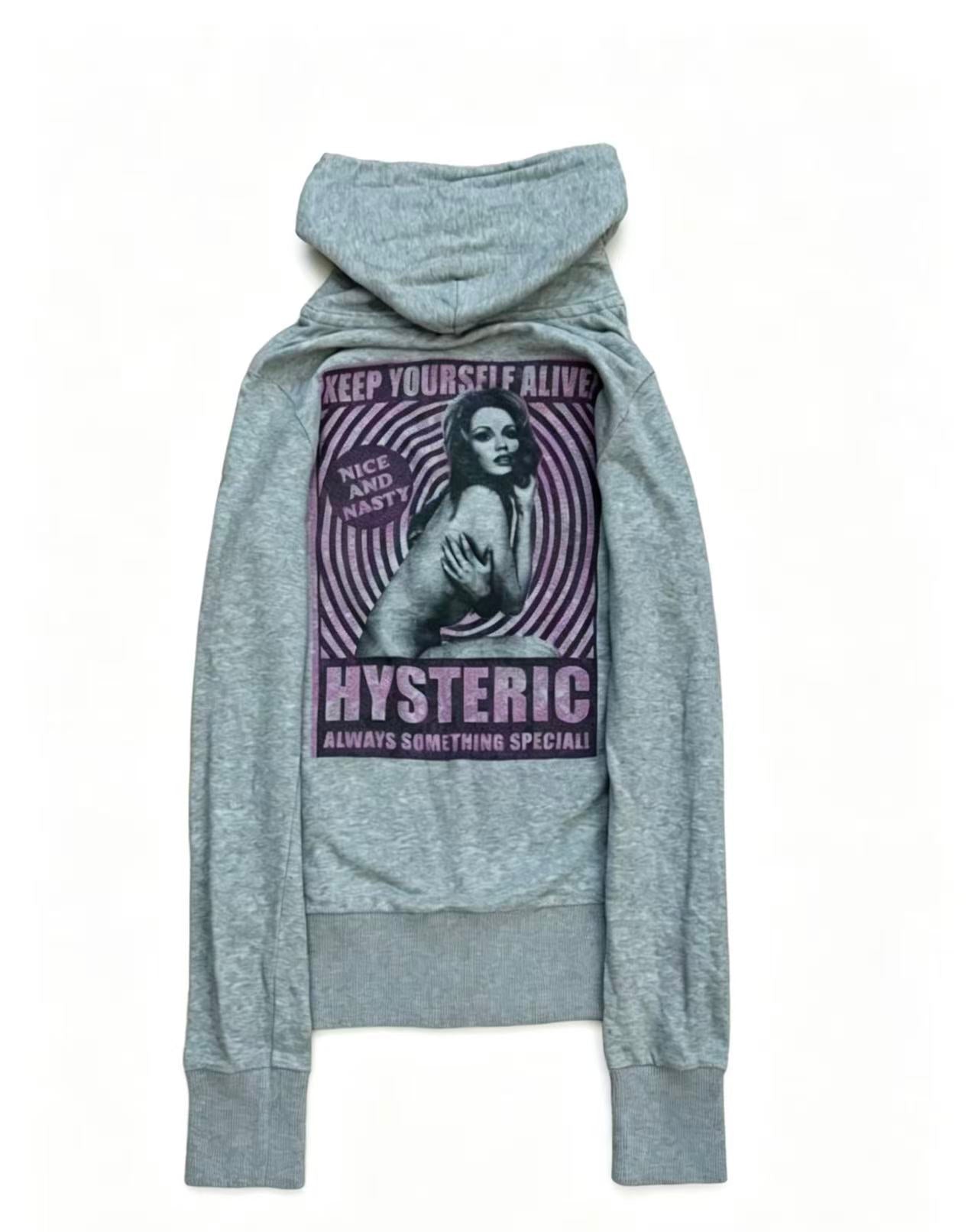 hysteric glamour vintage zip up hoodie