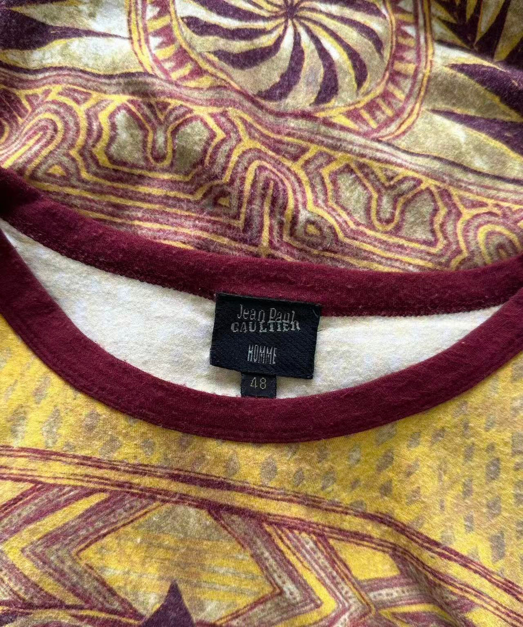 Jean Paul Gaultier 03SS Tribal Print Tee