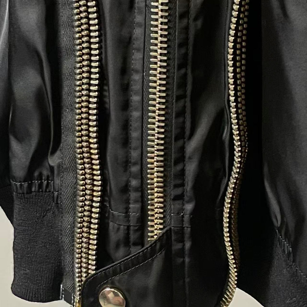 Alexander McQueen 14FW Multi‑Zip Bomber Jacket