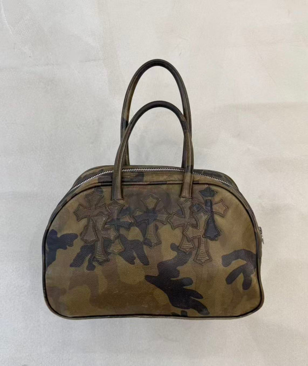 Chrome Hearts Leather Gym Bowling Bag