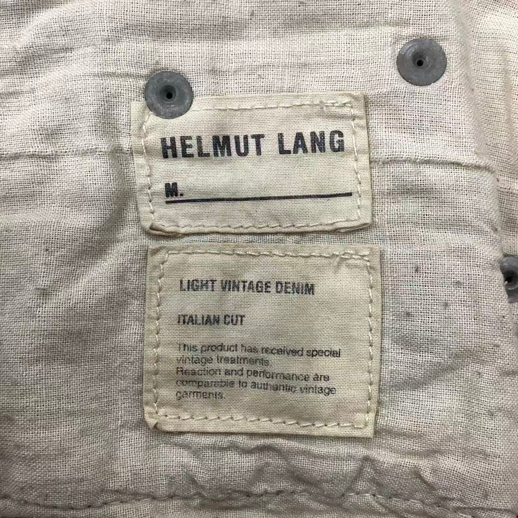 Helmut Lang 1999 Grey Sanded Denim