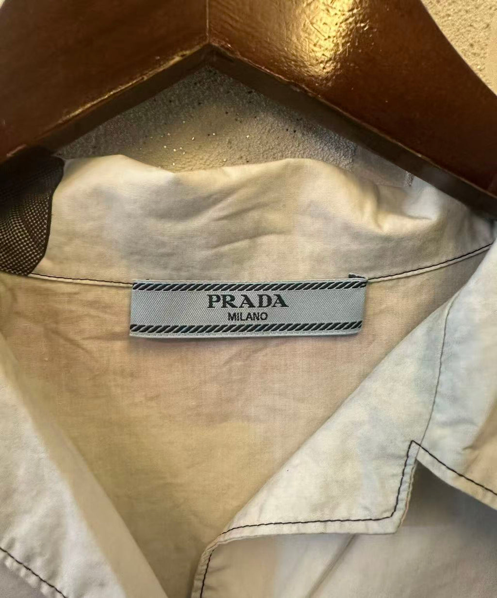 Prada 19ss statue print shirt