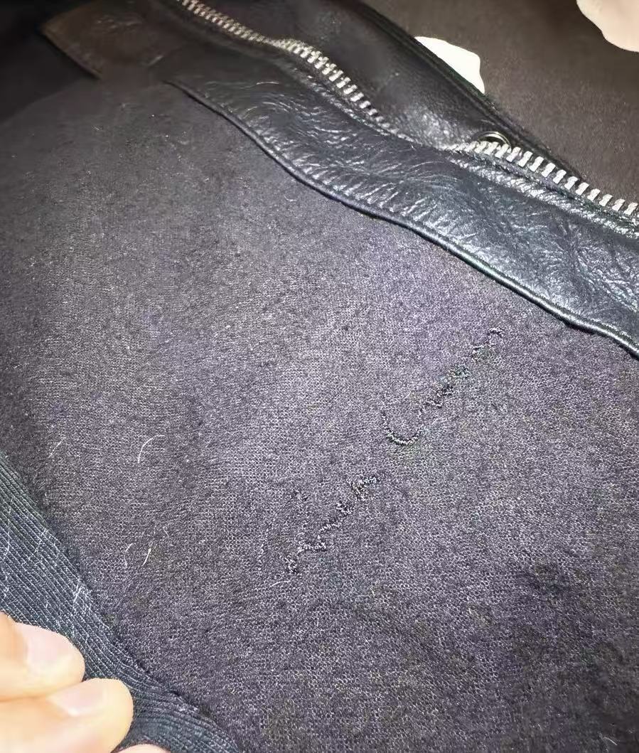 Rick Owens 06AW DUSTULATOR Lambskin Panneled Jacket