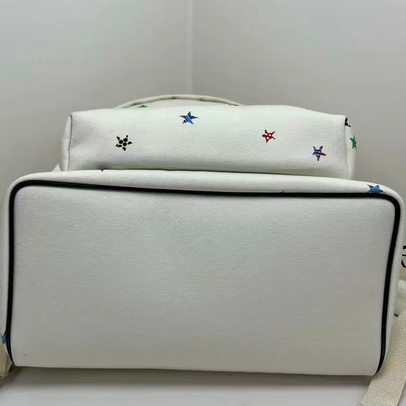 Saint Laurent Multicolor Star Print Backpack