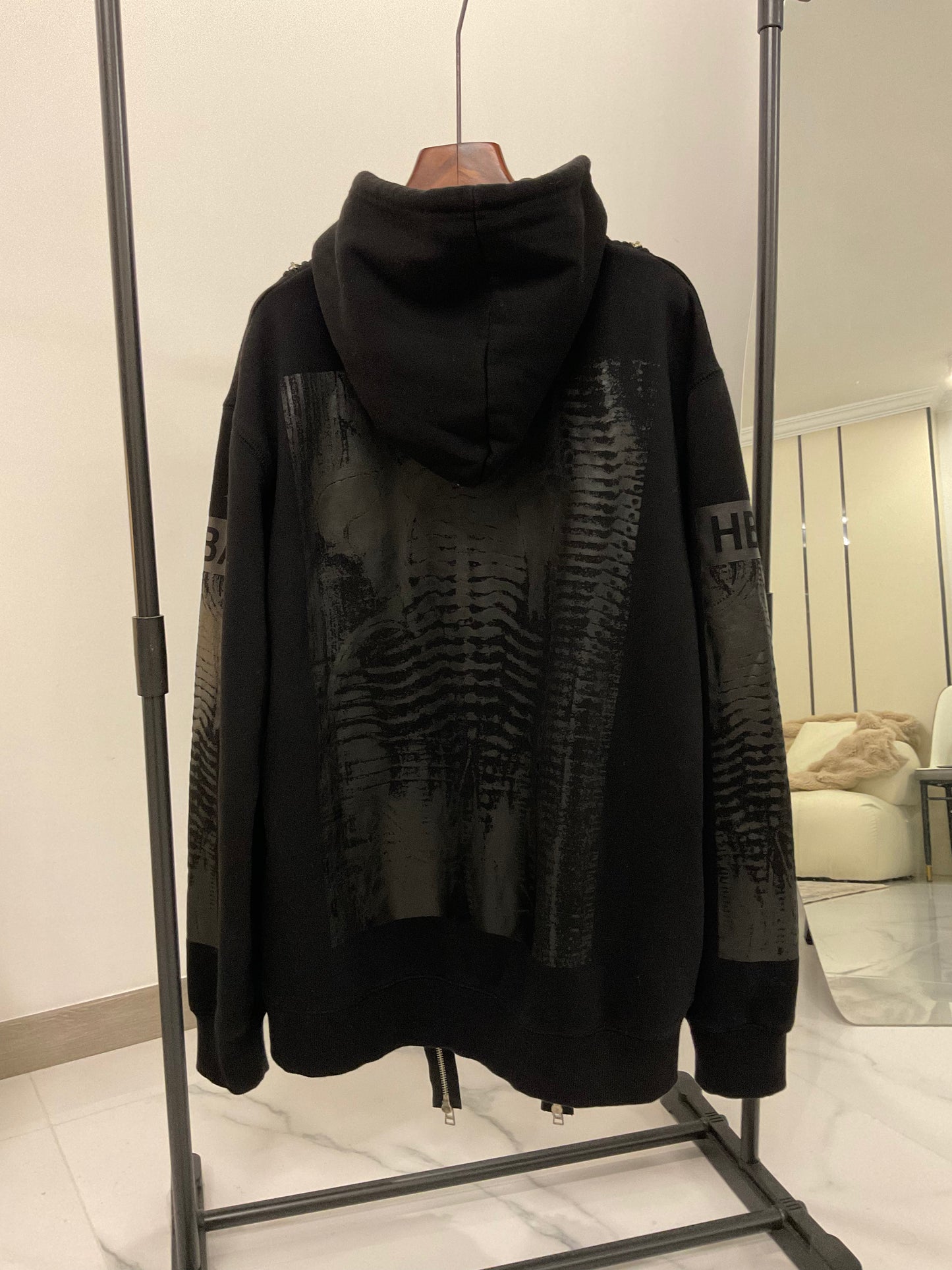 Hood by air fossil zipper hoodie