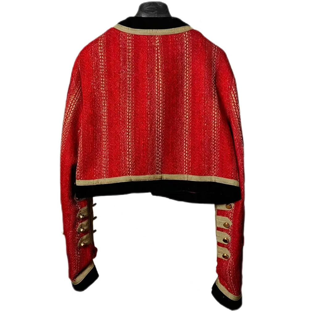 Givenchy 16AW Cropped Military Jacket