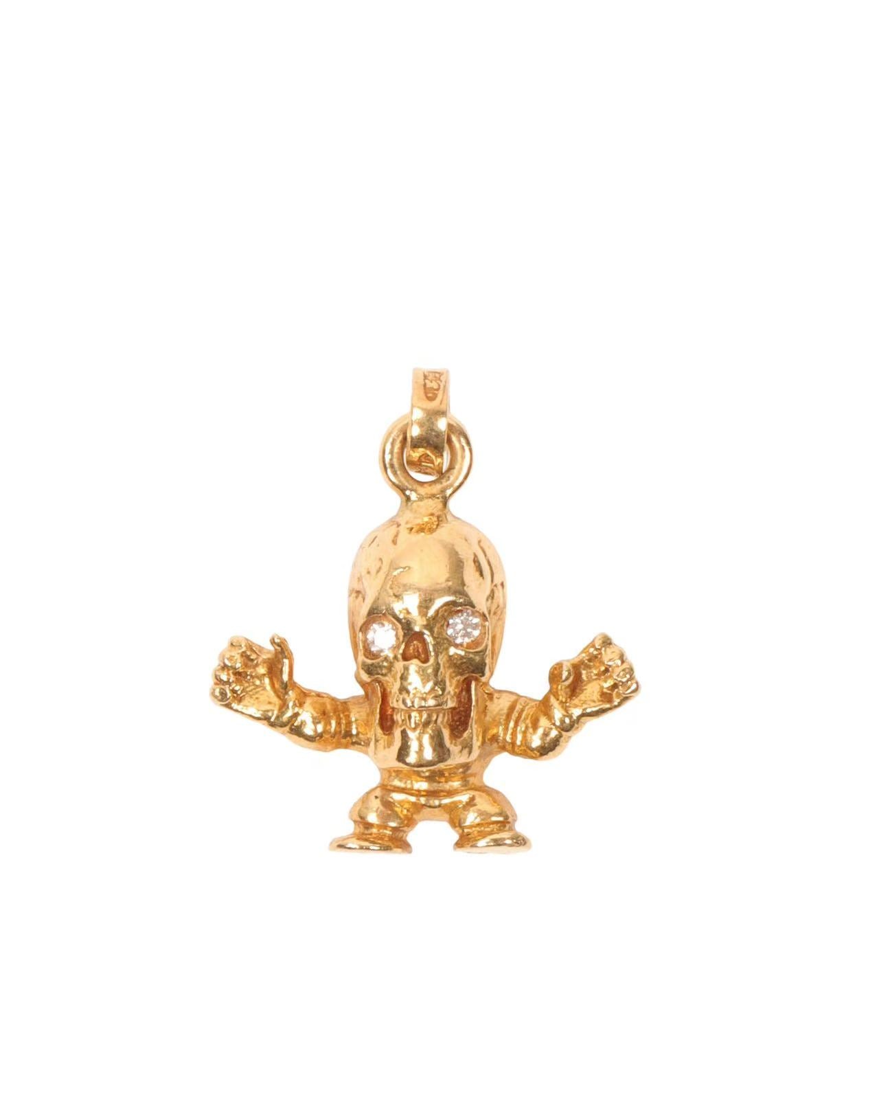Chrome Hearts 22k Gold Foti Ear Pendant